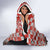 Croatia Hooded Blanket Kuna Zlatica With Symbol - Wonder Print Shop