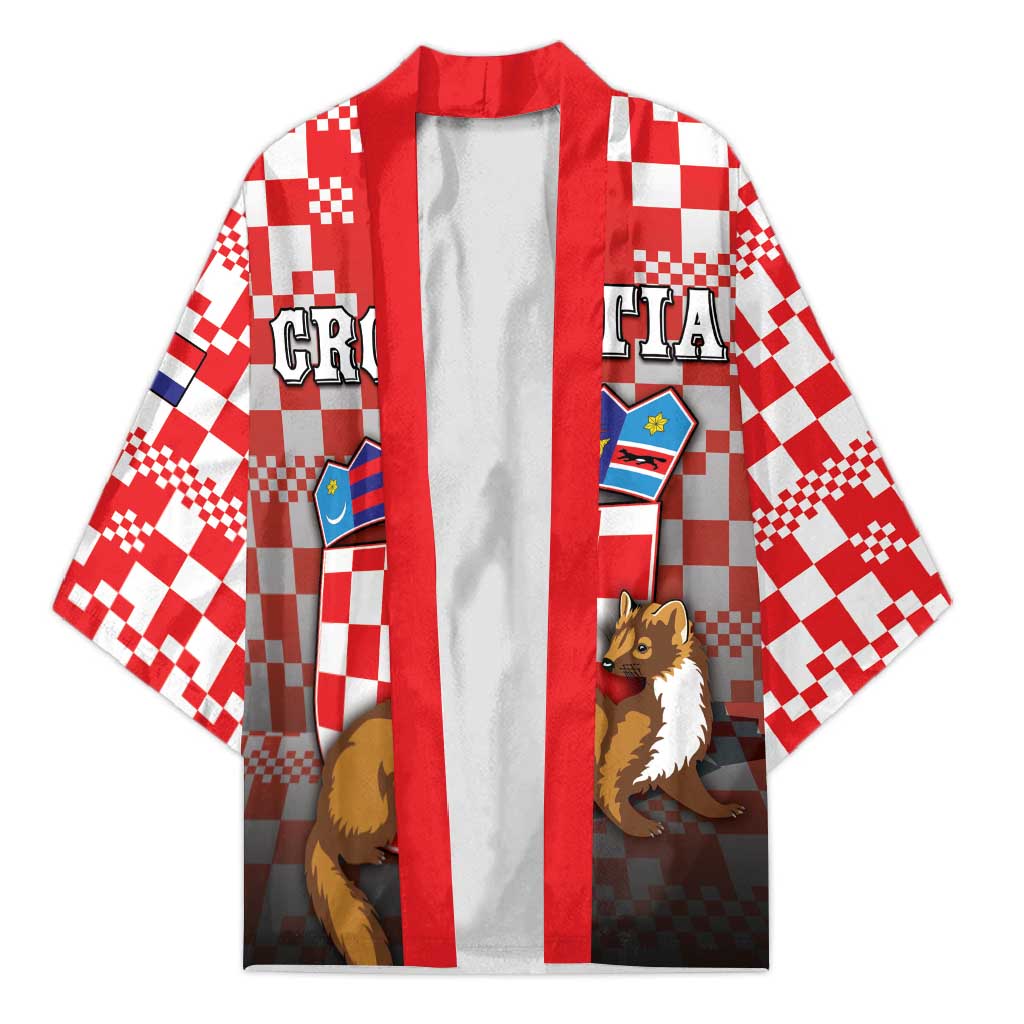 Personalized Croatia Kimono Kuna Zlatica With Symbol - Wonder Print Shop
