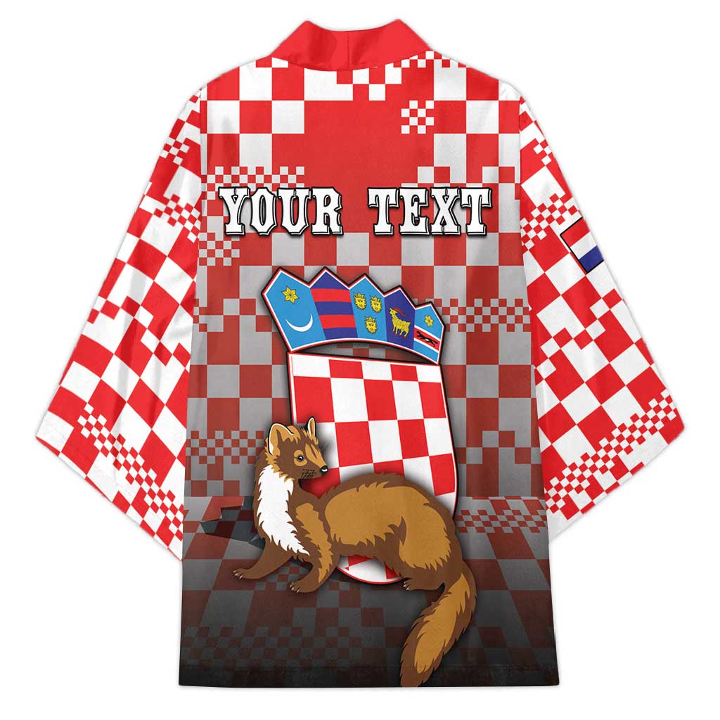 Personalized Croatia Kimono Kuna Zlatica With Symbol - Wonder Print Shop