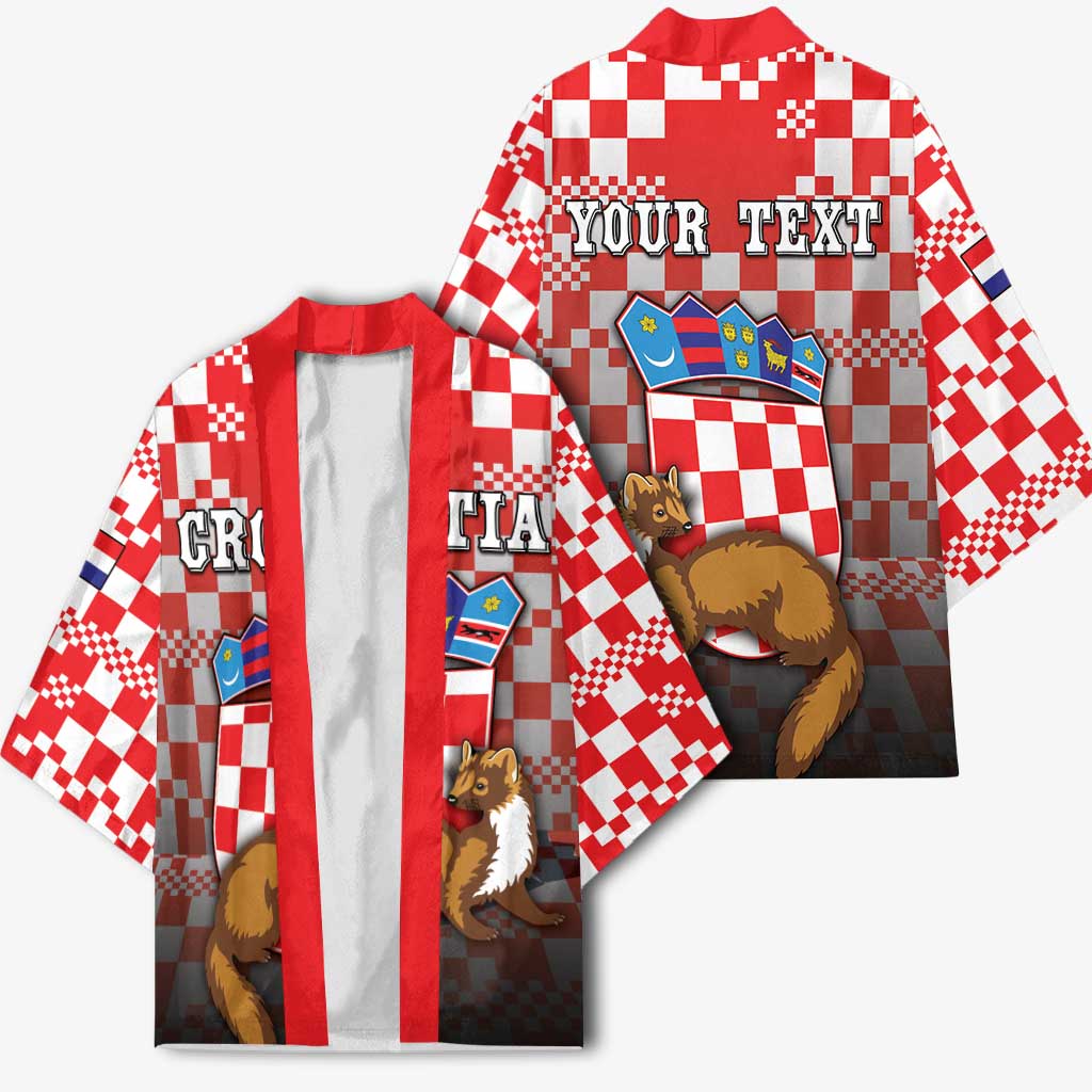 Personalized Croatia Kimono Kuna Zlatica With Symbol - Wonder Print Shop