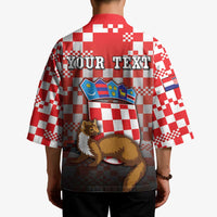 Personalized Croatia Kimono Kuna Zlatica With Symbol - Wonder Print Shop