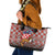 Croatia Leather Tote Bag Kuna Zlatica With Symbol - Wonder Print Shop