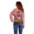 Personalized Croatia Off Shoulder Sweater Kuna Zlatica With Symbol - Wonder Print Shop