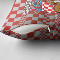 Croatia Pillow Cover Kuna Zlatica With Symbol - Wonder Print Shop