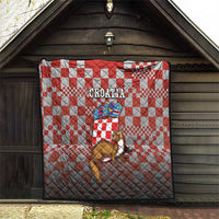 Croatia Quilt Kuna Zlatica With Symbol - Wonder Print Shop