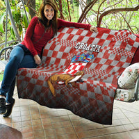 Croatia Quilt Kuna Zlatica With Symbol - Wonder Print Shop