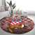 Croatia Round Carpet Kuna Zlatica With Symbol - Wonder Print Shop