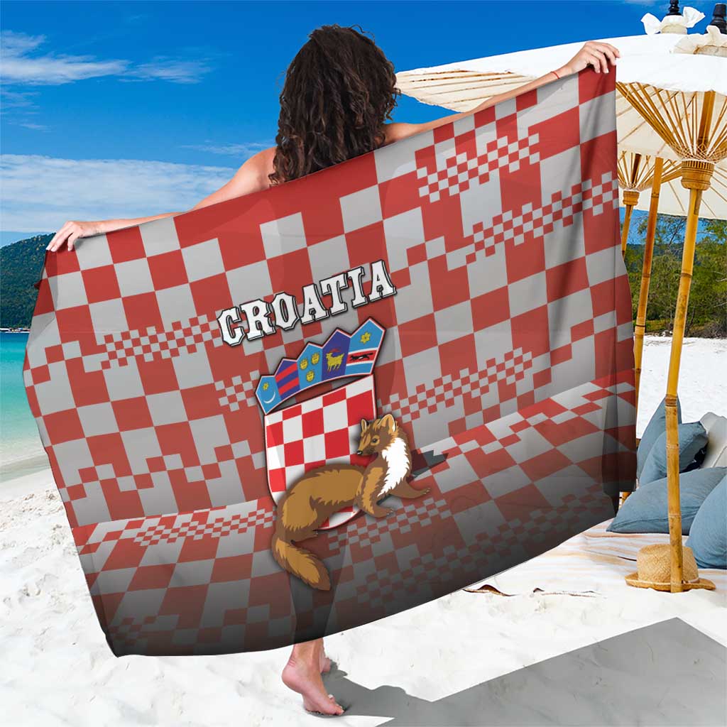 Croatia Sarong Kuna Zlatica With Symbol - Wonder Print Shop