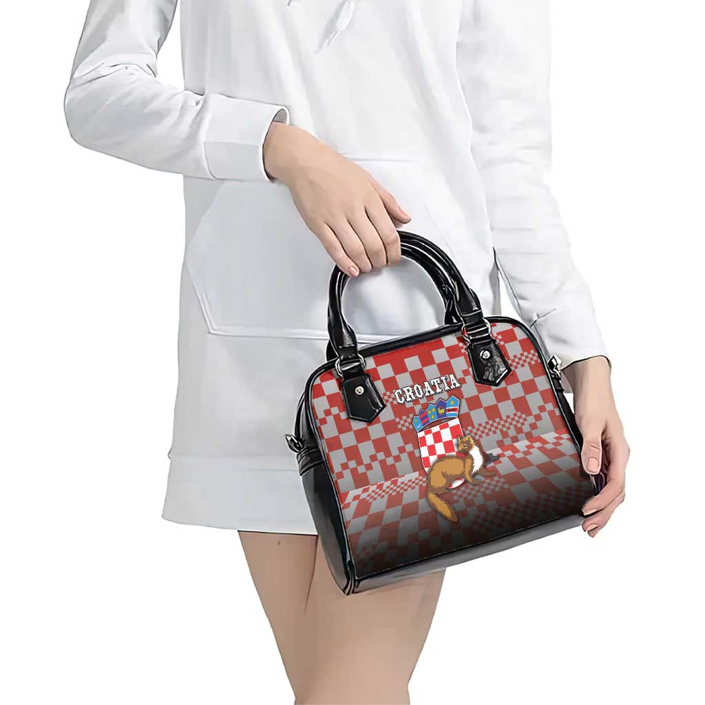 Croatia Shoulder Handbag Kuna Zlatica With Symbol - Wonder Print Shop