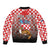 Personalized Croatia Sleeve Zip Bomber Jacket Kuna Zlatica With Symbol - Wonder Print Shop