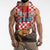 Personalized Croatia Sleeveless Hoodie Kuna Zlatica With Symbol - Wonder Print Shop