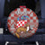 Croatia Spare Tire Cover Kuna Zlatica With Symbol - Wonder Print Shop