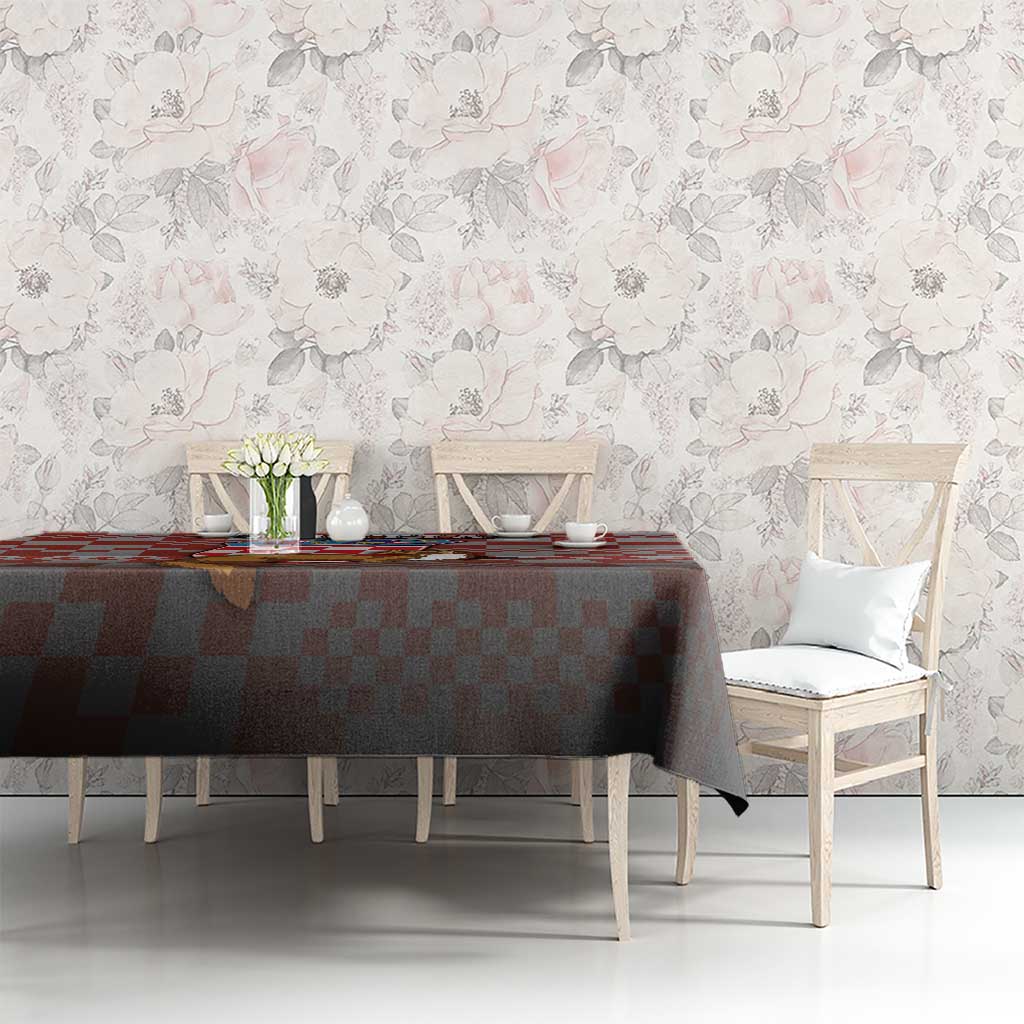 Croatia Tablecloth Kuna Zlatica With Symbol - Wonder Print Shop