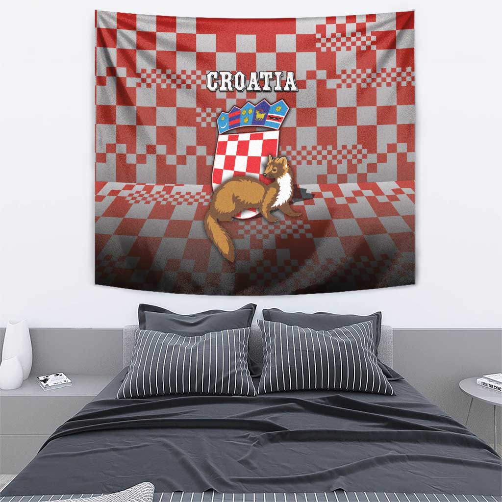 Croatia Tapestry Kuna Zlatica With Symbol - Wonder Print Shop