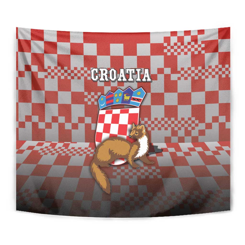 Croatia Tapestry Kuna Zlatica With Symbol - Wonder Print Shop