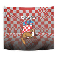 Croatia Tapestry Kuna Zlatica With Symbol - Wonder Print Shop