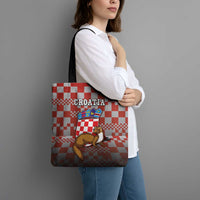 Croatia Tote Bag Kuna Zlatica With Symbol - Wonder Print Shop