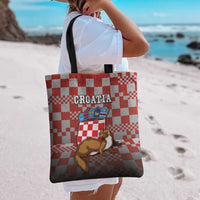 Croatia Tote Bag Kuna Zlatica With Symbol - Wonder Print Shop