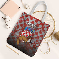 Croatia Tote Bag Kuna Zlatica With Symbol - Wonder Print Shop