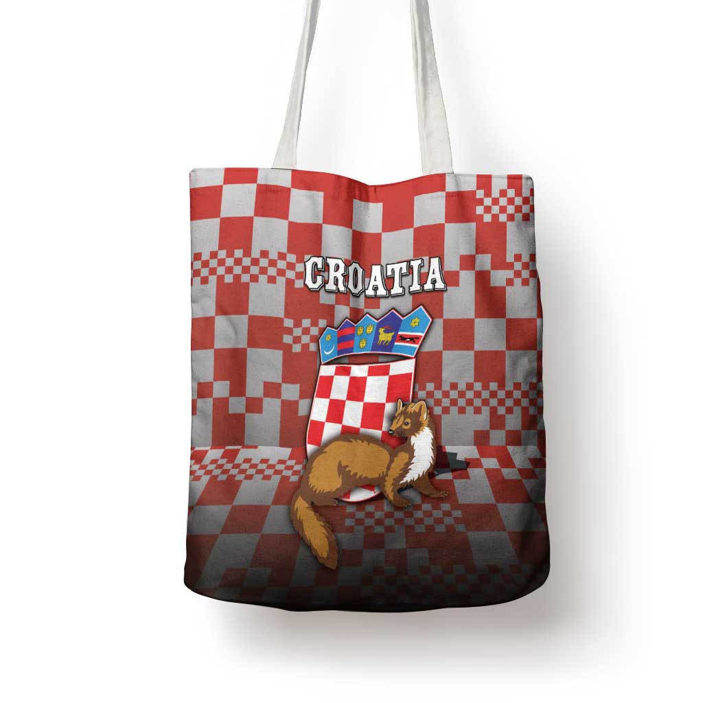Croatia Tote Bag Kuna Zlatica With Symbol - Wonder Print Shop