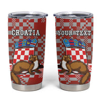 Personalized Croatia Tumbler Cup Kuna Zlatica With Symbol - Wonder Print Shop