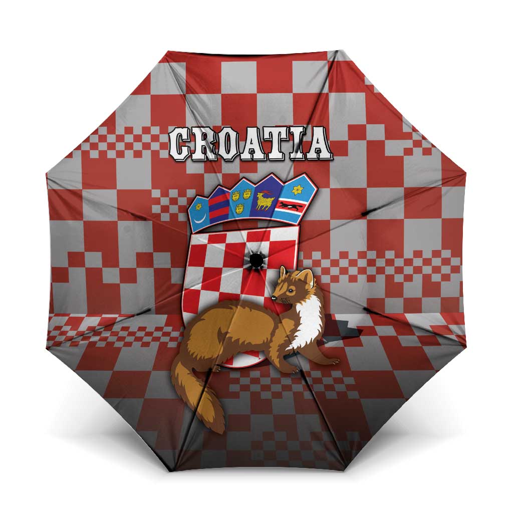 Croatia Umbrella Kuna Zlatica With Symbol - Wonder Print Shop