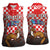 Personalized Croatia Women Sleeveless Polo Shirt Kuna Zlatica With Symbol - Wonder Print Shop
