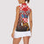 Personalized Croatia Women Sleeveless Polo Shirt Kuna Zlatica With Symbol - Wonder Print Shop