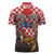 Personalized Croatia Zipper Polo Shirt Kuna Zlatica With Symbol - Wonder Print Shop
