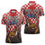 Personalized Croatia Zipper Polo Shirt Kuna Zlatica With Symbol - Wonder Print Shop
