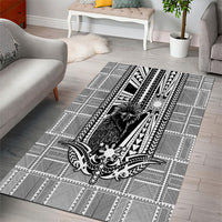 Mabuhay Philippines Festival Area Rug Philippine Eagle Sun Three Stars Barong Pattern