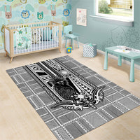 Mabuhay Philippines Festival Area Rug Philippine Eagle Sun Three Stars Barong Pattern