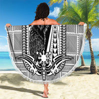 Mabuhay Philippines Festival Beach Blanket Philippine Eagle Sun Three Stars Barong Pattern