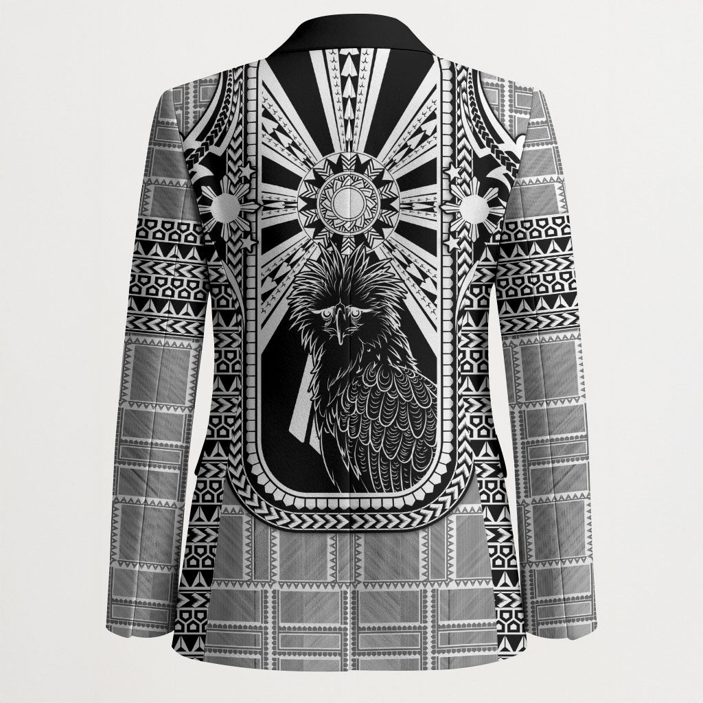 Mabuhay Philippines Festival Blazer Philippine Eagle Sun Three Stars Barong Pattern