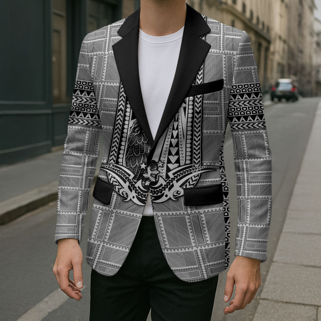 Mabuhay Philippines Festival Blazer Philippine Eagle Sun Three Stars Barong Pattern