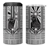 Mabuhay Philippines Festival 4 in 1 Can Cooler Tumbler Philippine Eagle Sun Three Stars Barong Pattern