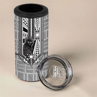 Mabuhay Philippines Festival 4 in 1 Can Cooler Tumbler Philippine Eagle Sun Three Stars Barong Pattern