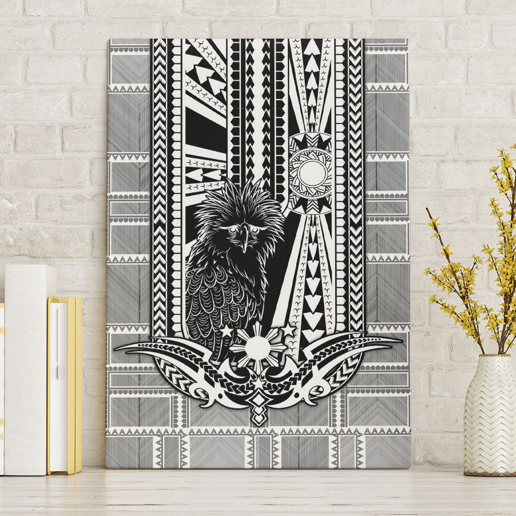 Mabuhay Philippines Festival Canvas Wall Art Philippine Eagle Sun Three Stars Barong Pattern