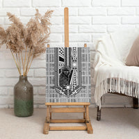 Mabuhay Philippines Festival Canvas Wall Art Philippine Eagle Sun Three Stars Barong Pattern