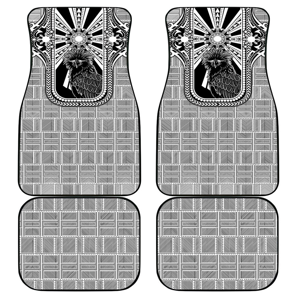 Mabuhay Philippines Festival Car Mats Philippine Eagle Sun Three Stars Barong Pattern