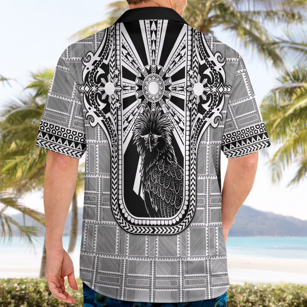 Mabuhay Philippines Festival Hawaiian Shirt Philippine Eagle Sun Three Stars Barong Pattern