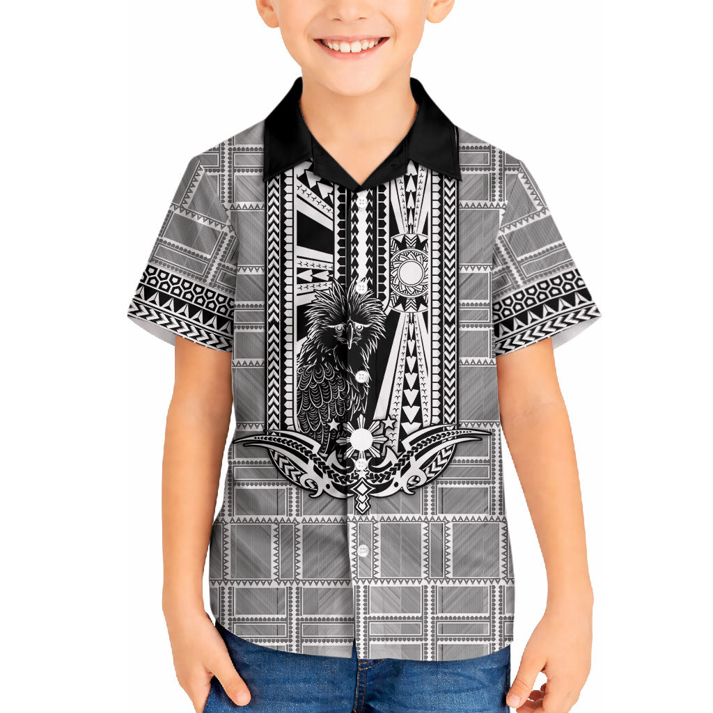 Mabuhay Philippines Festival Hawaiian Shirt Philippine Eagle Sun Three Stars Barong Pattern
