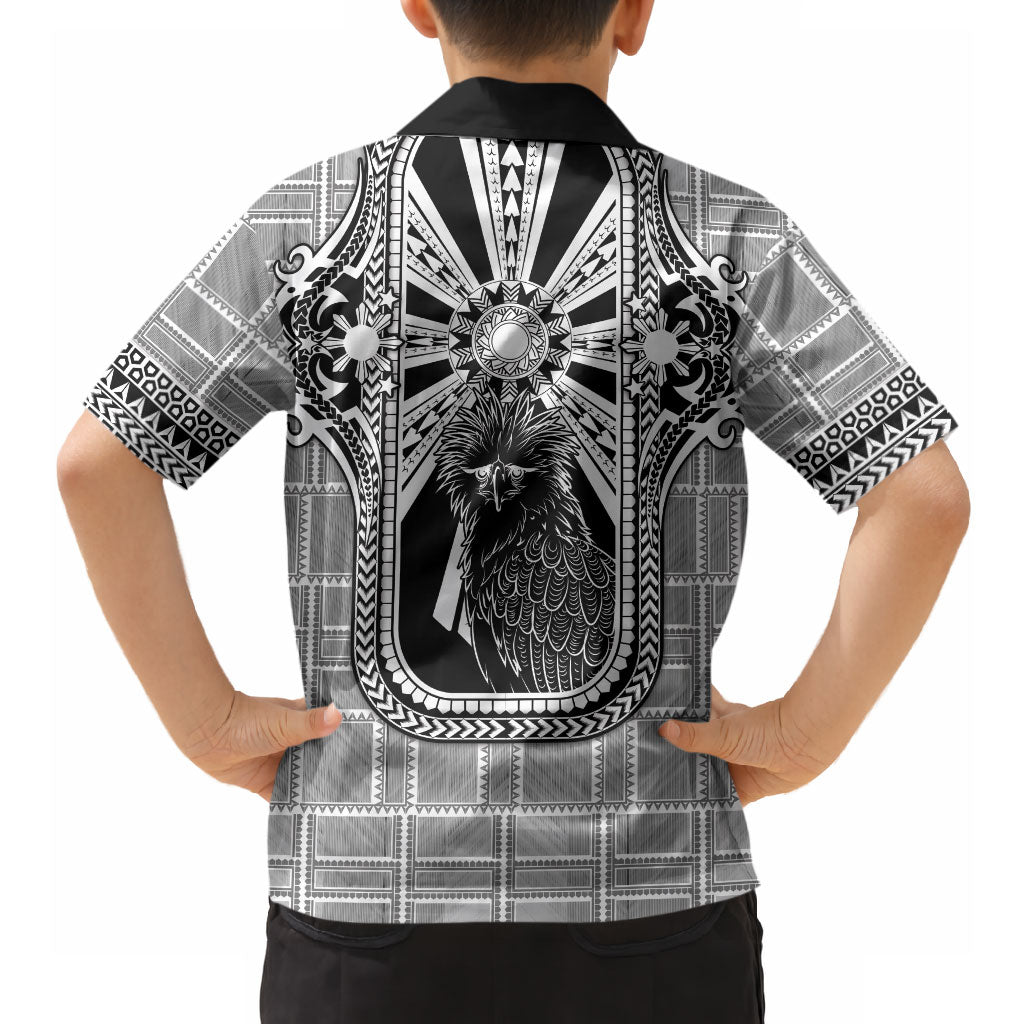 Mabuhay Philippines Festival Hawaiian Shirt Philippine Eagle Sun Three Stars Barong Pattern
