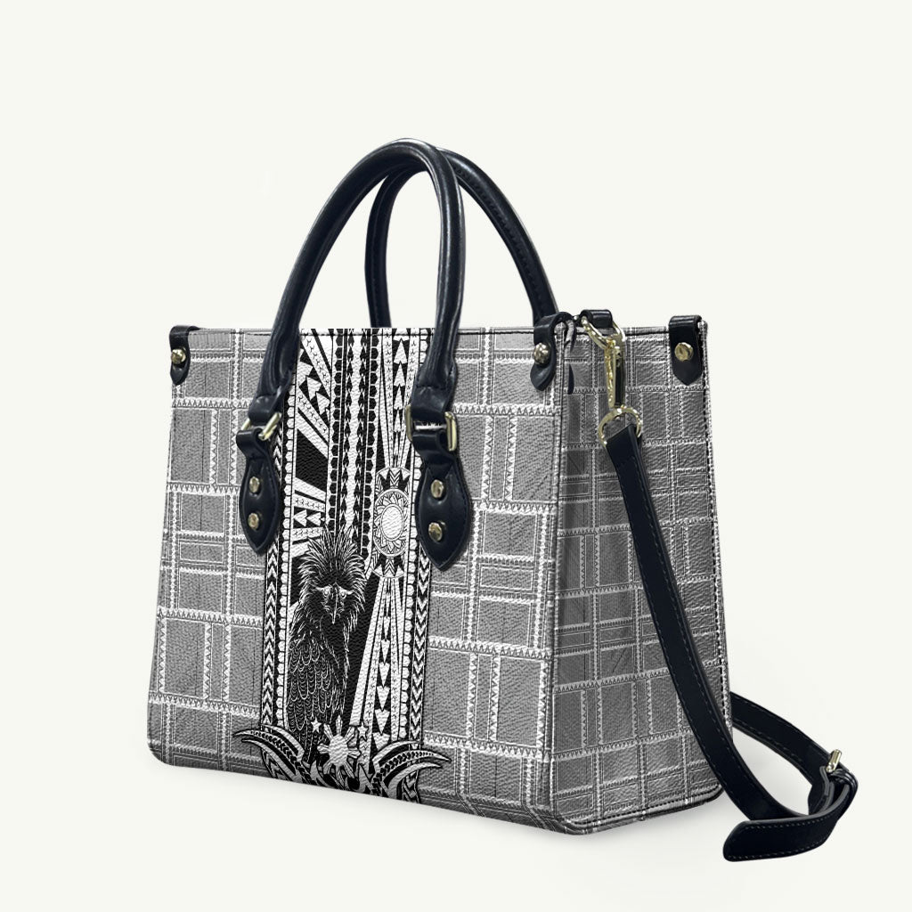 Mabuhay Philippines Festival Leather Bag Philippine Eagle Sun Three Stars Barong Pattern