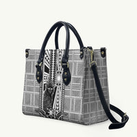 Mabuhay Philippines Festival Leather Bag Philippine Eagle Sun Three Stars Barong Pattern