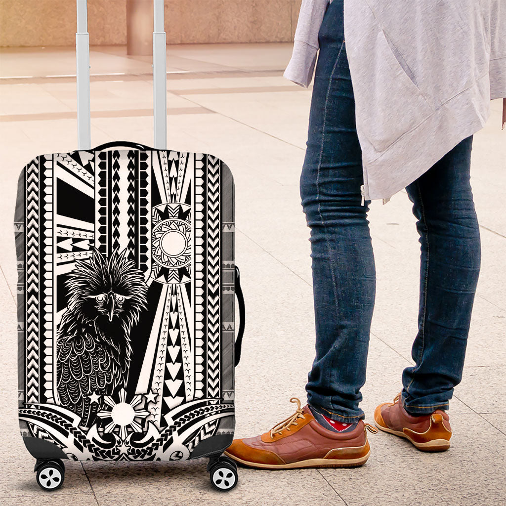 Mabuhay Philippines Festival Luggage Cover Philippine Eagle Sun Three Stars Barong Pattern