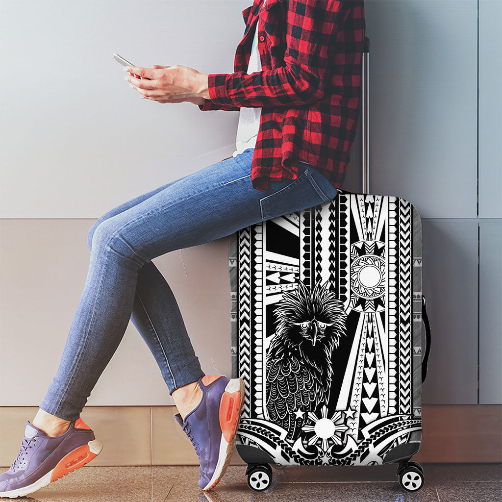 Mabuhay Philippines Festival Luggage Cover Philippine Eagle Sun Three Stars Barong Pattern