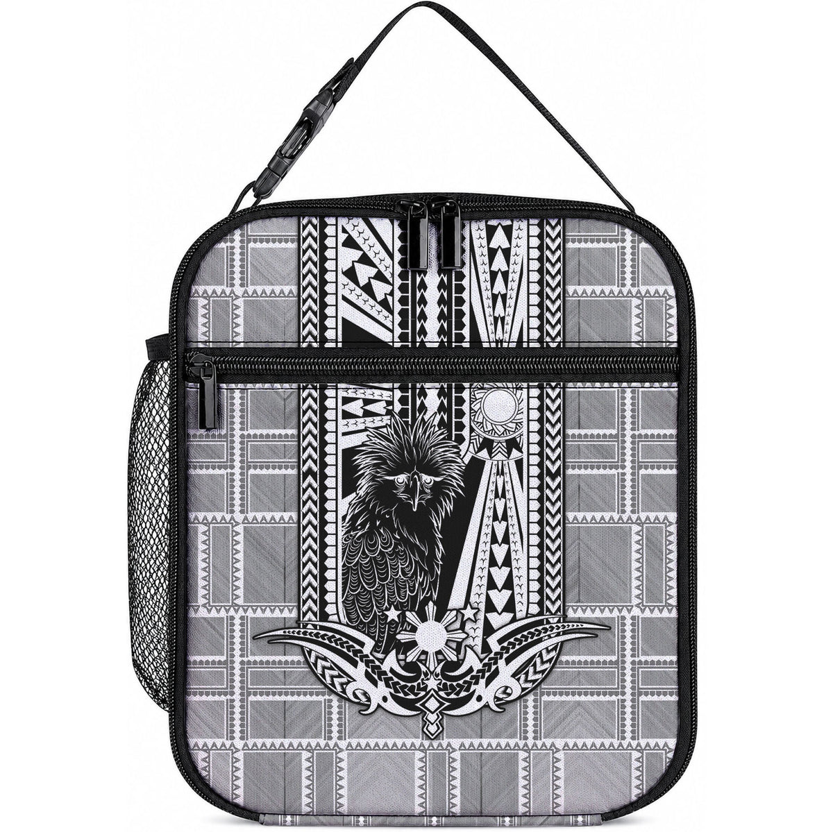 Mabuhay Philippines Festival Lunch Bag Philippine Eagle Sun Three Stars Barong Pattern