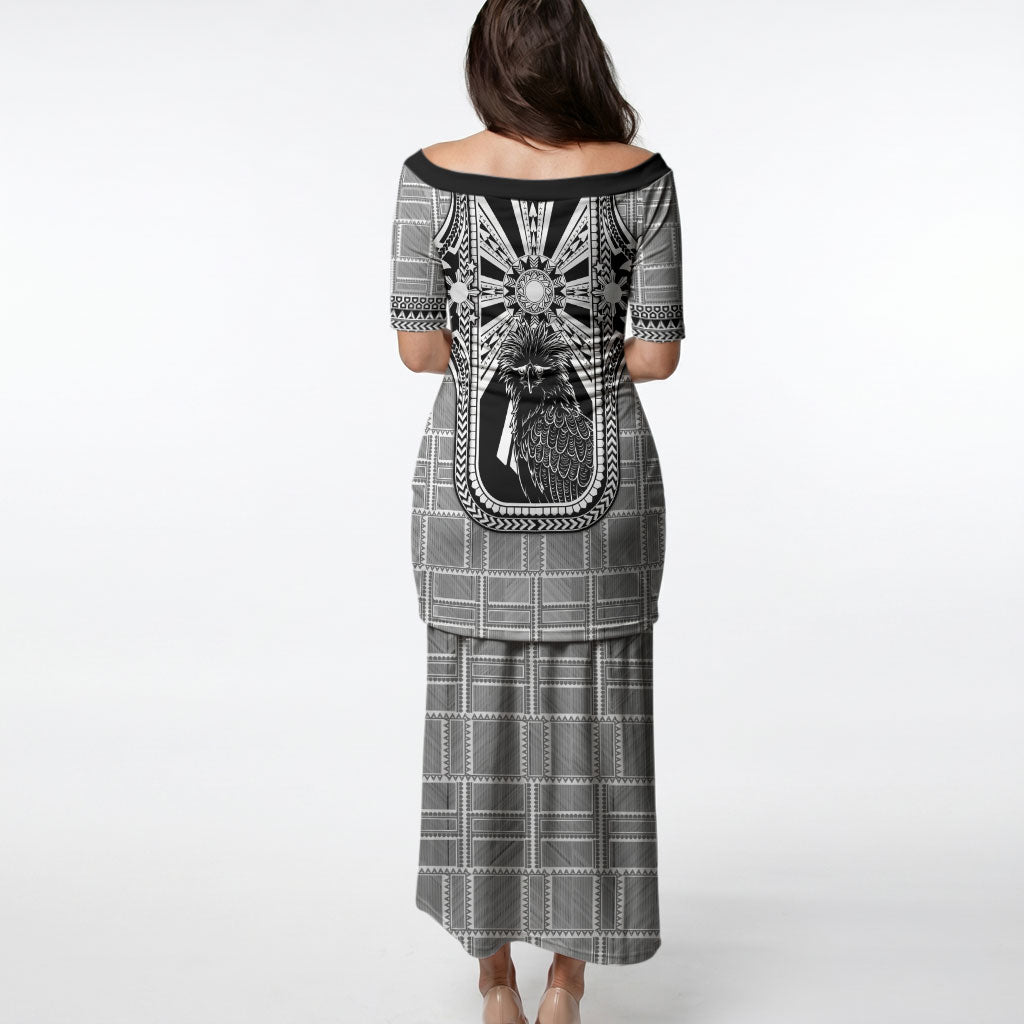 Mabuhay Philippines Festival Puletasi Philippine Eagle Sun Three Stars Barong Pattern
