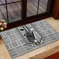 Mabuhay Philippines Festival Rubber Doormat Philippine Eagle Sun Three Stars Barong Pattern